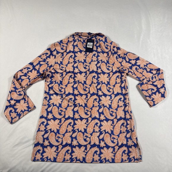 Ralph Lauren Polo Golf Performance Tunic Womens Medium Poppy Bermuda Paisley NWT - Picture 4 of 8